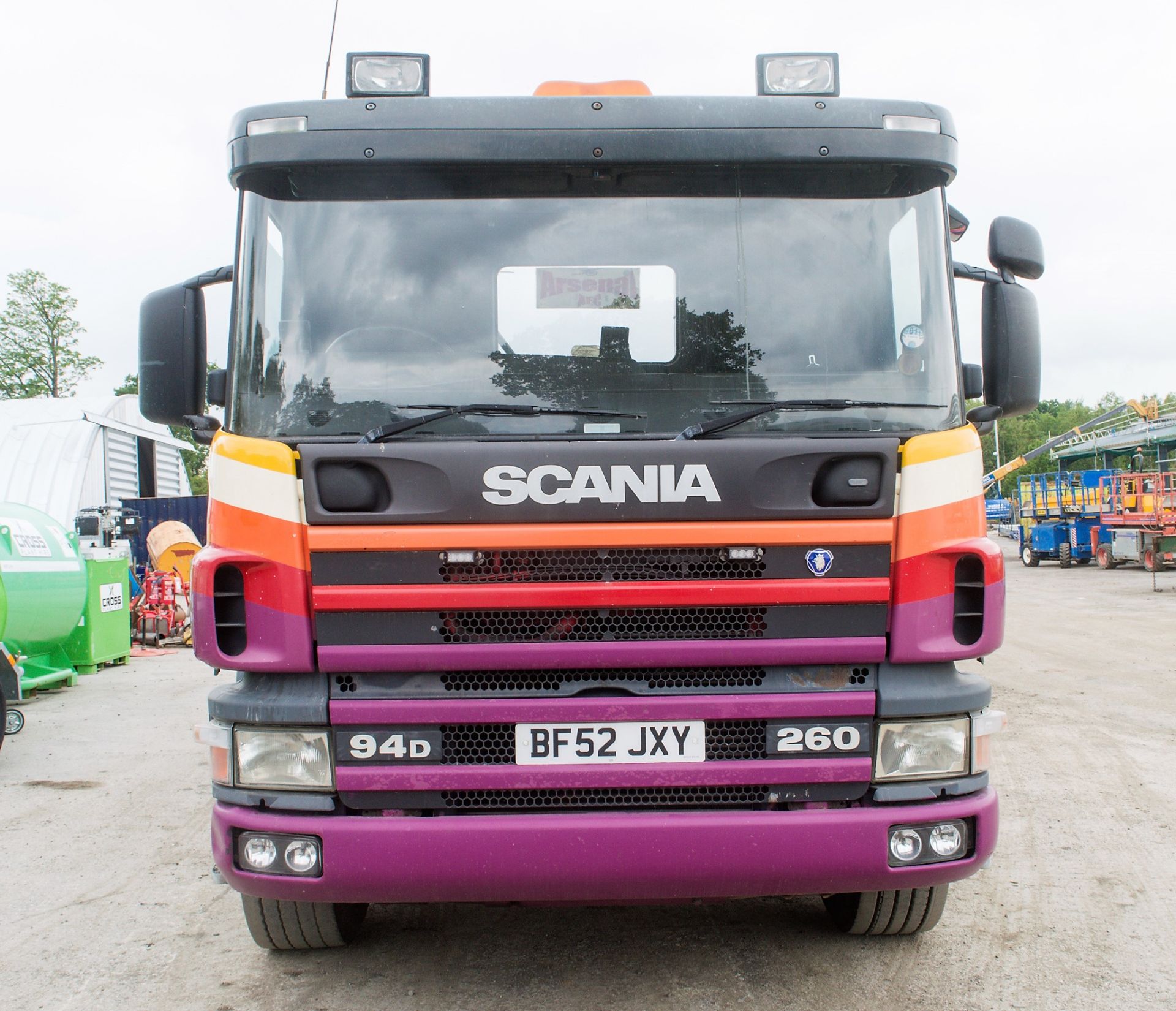 Scania 260 94D 26 tonne 6x2 beaver tail plant lorry Registration Number: BF52 JXY Date of - Image 5 of 20