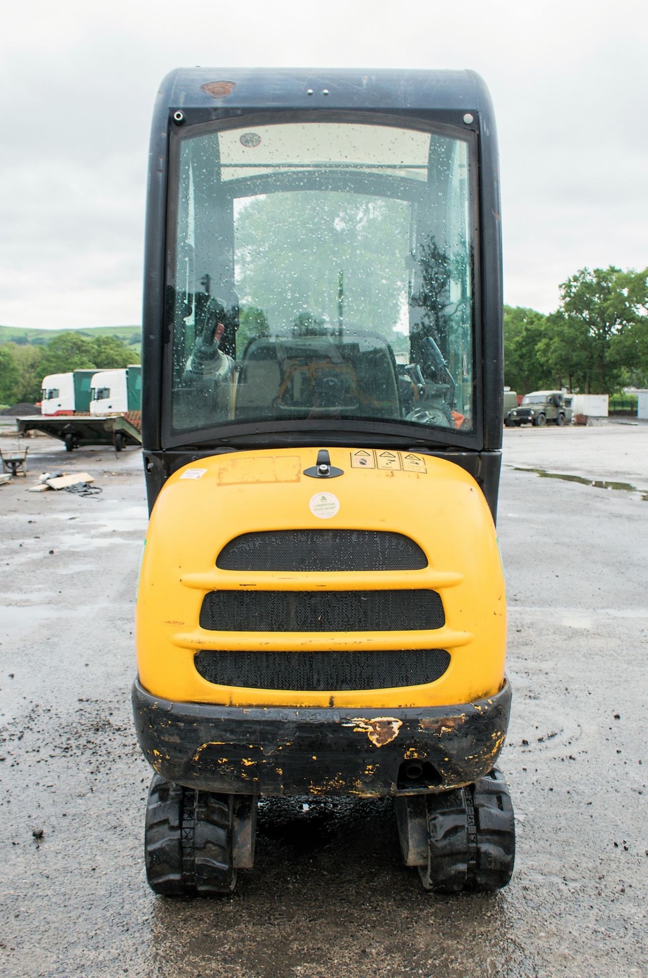 JCB 8016 1.5 tonne rubber tracked mini excavator Year: 2013 S/N: 2071343 Recorded Hours: 1640 blade, - Image 6 of 21