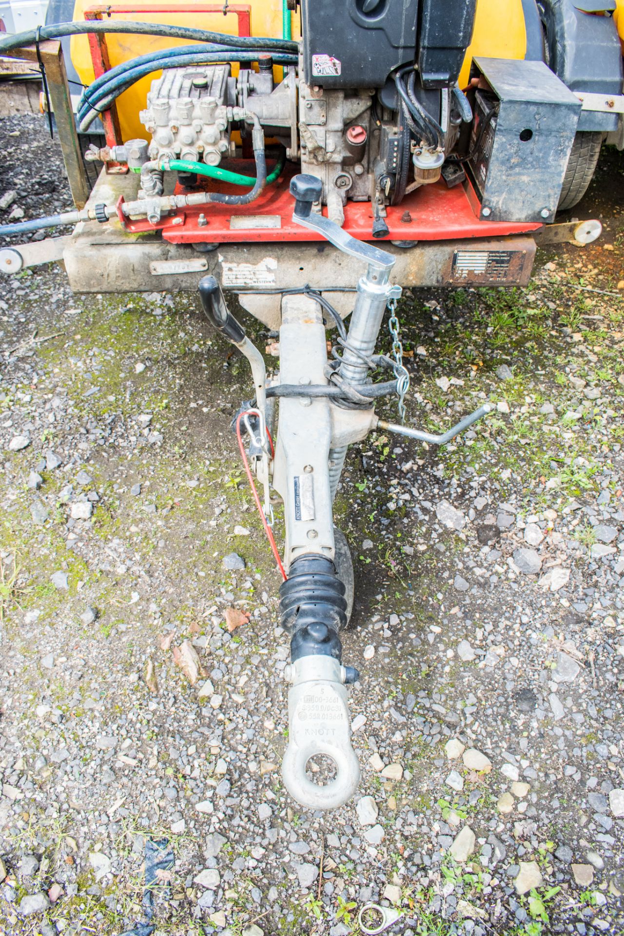 Western diesel driven fast tow water bowser/pressure washer c/w hose & lance A607207 - Image 4 of 4