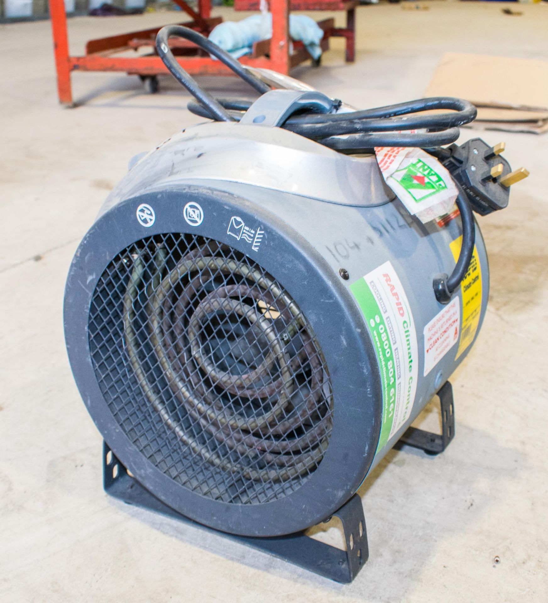 Elite 240 volt fan heater