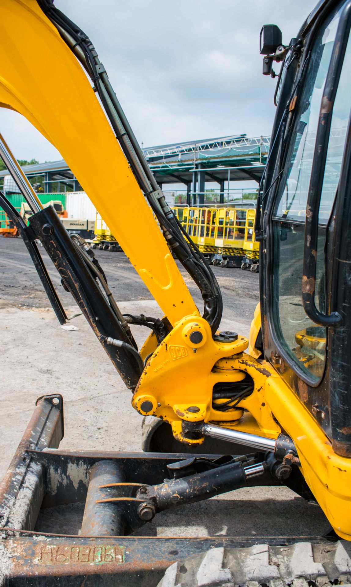 JCB 8050 RTS 5 tonne rubber tracked excavator  Year: 2013 S/N: 41929 Recorded Hours: 3240 blade, - Image 12 of 18