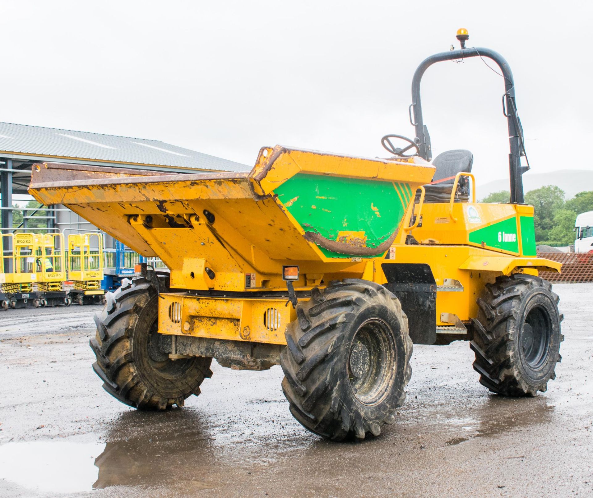 Thwaites 6 tonne swivel skip dumper  Registration number: MM63 UMD Year: 2014 S/N: C9151 Recorded