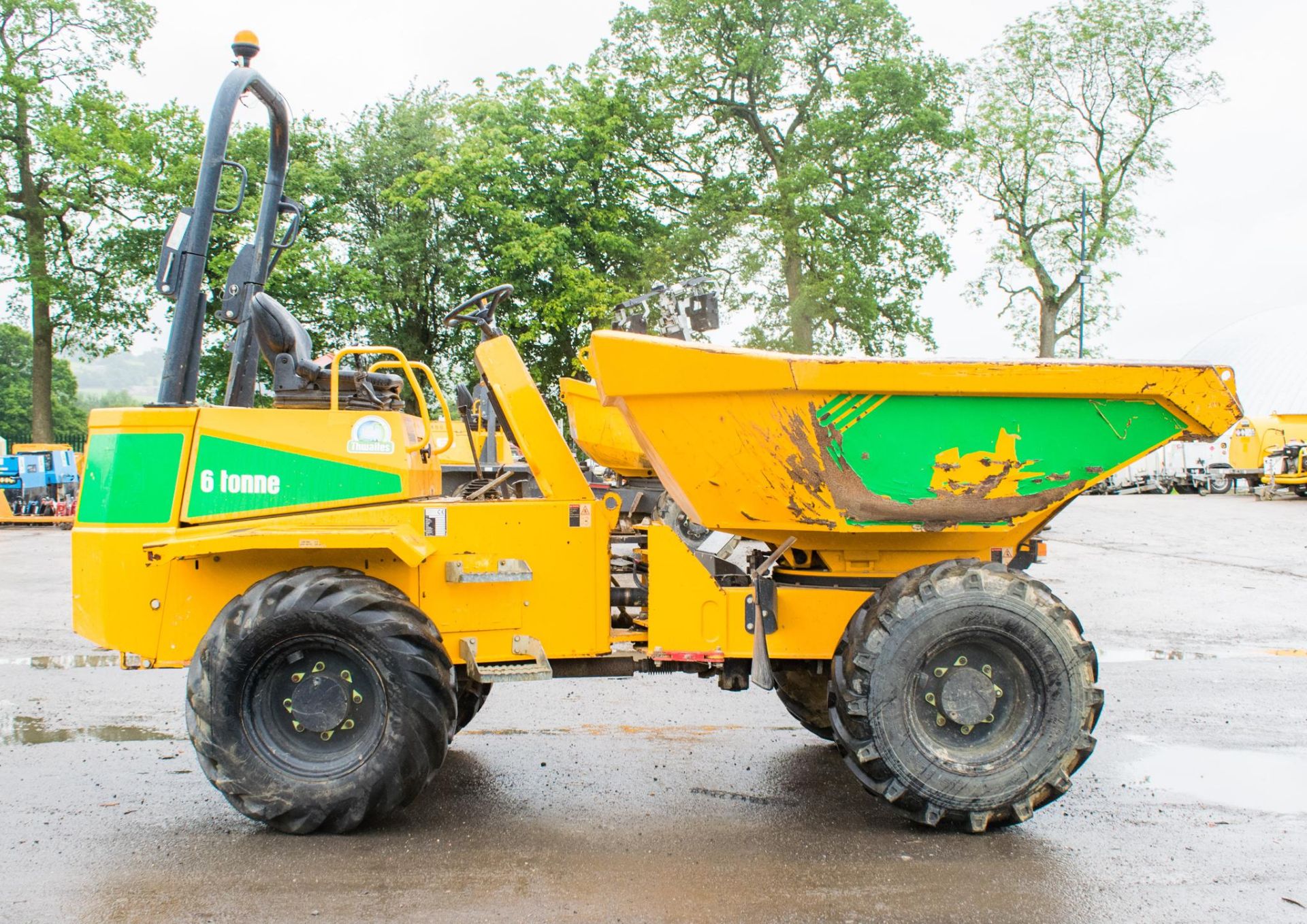 Thwaites 6 tonne swivel skip dumper  Registration number: MM63 UMD Year: 2014 S/N: C9151 Recorded - Image 7 of 20