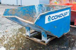 Conquip fork lift tipping skip