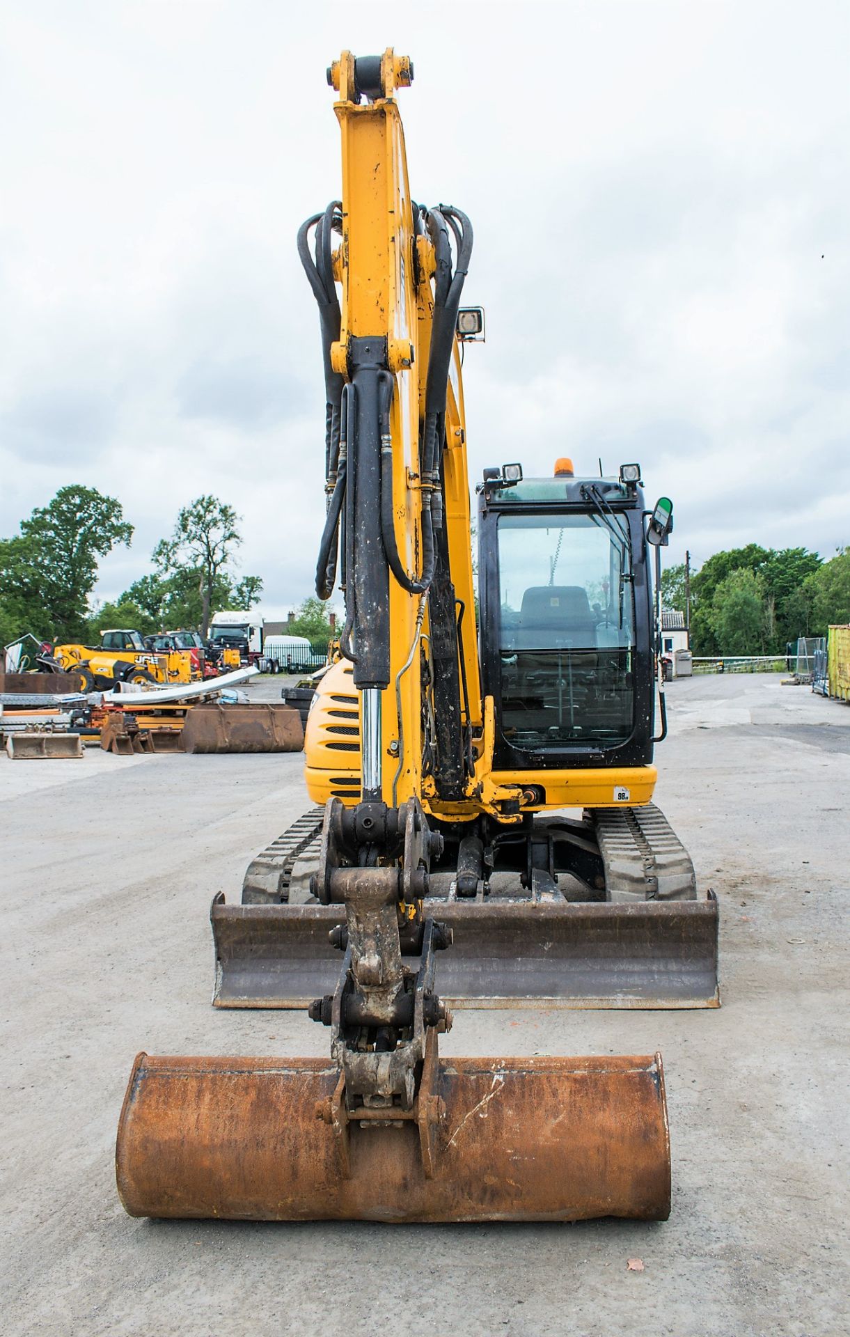 JCB 8085 Eco ZTS 8.5 tonne rubber tracked excavator Year: 2013 S/N: 1073077 Recorded Hours: 93412 ( - Image 5 of 24