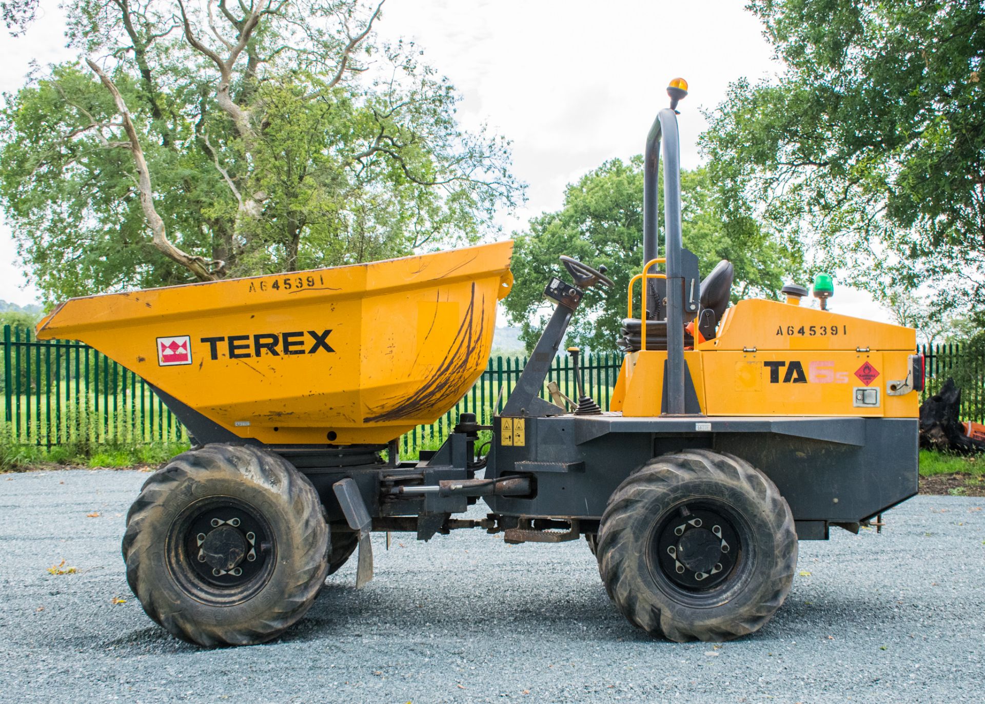 Benford Terex TA6s swivel skip dumper Year: 2014 S/N: PJ4997 Recorded Hours: 1281 A645391 - Image 8 of 19