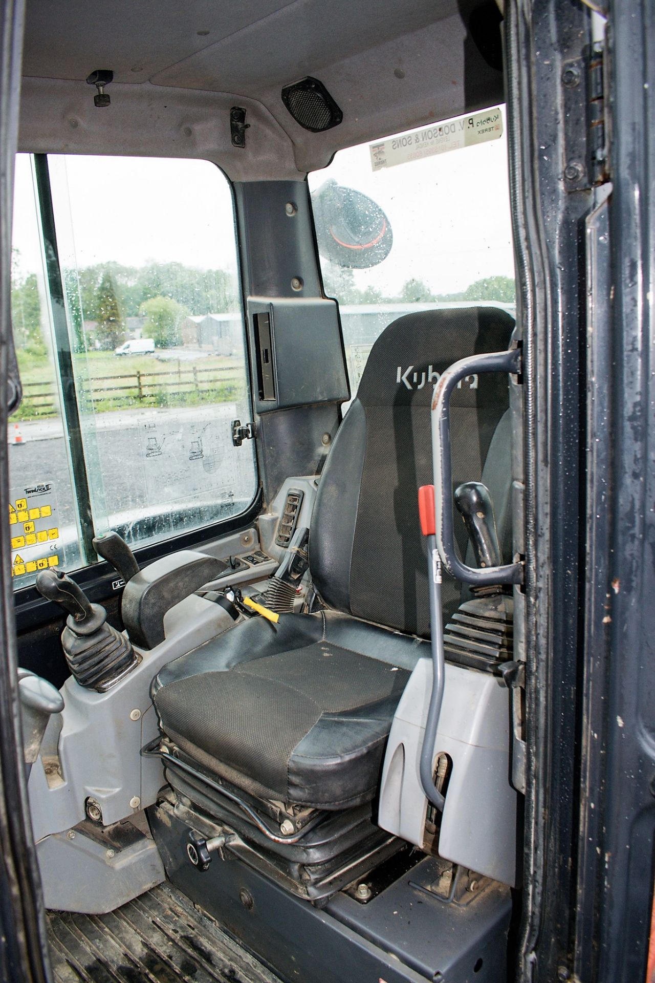 Kubota U48-4 4.8 tonne rubber tracked excavator Year: 2011 S/N: 50574 Recorded Hours: 3359 blade, - Image 22 of 26