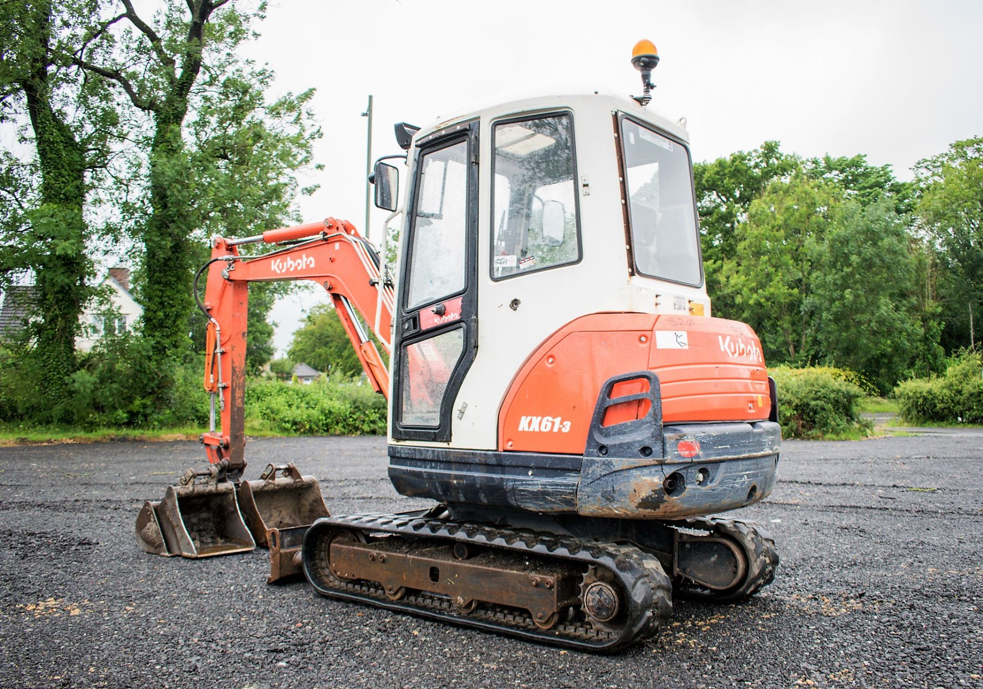 Kubota KX61-3 2.6 tonne rubber tracked mini excavator Year: 2012 S/N: 79169 Recorded Hours: 3331 - Image 3 of 25