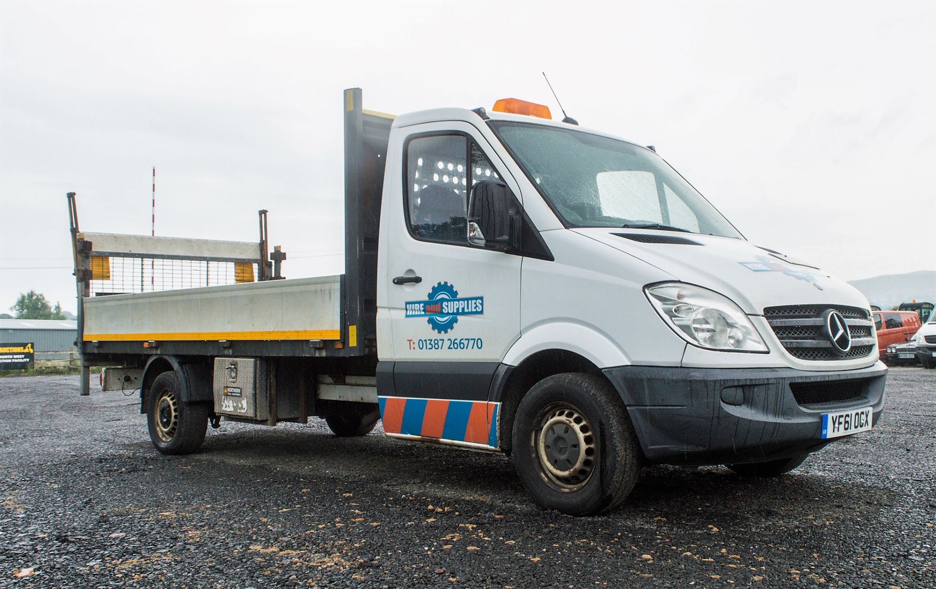 Mercedes Benz Sprinter 313 CDi drop side pick up Registration Number: YF61 OGX Date of Registration: - Image 2 of 18