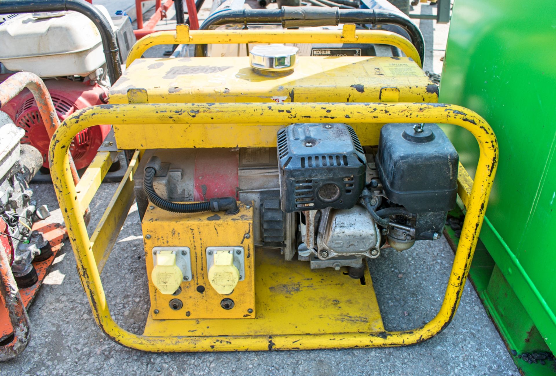 Harrington 110v 3 kva petrol driven generator A646511