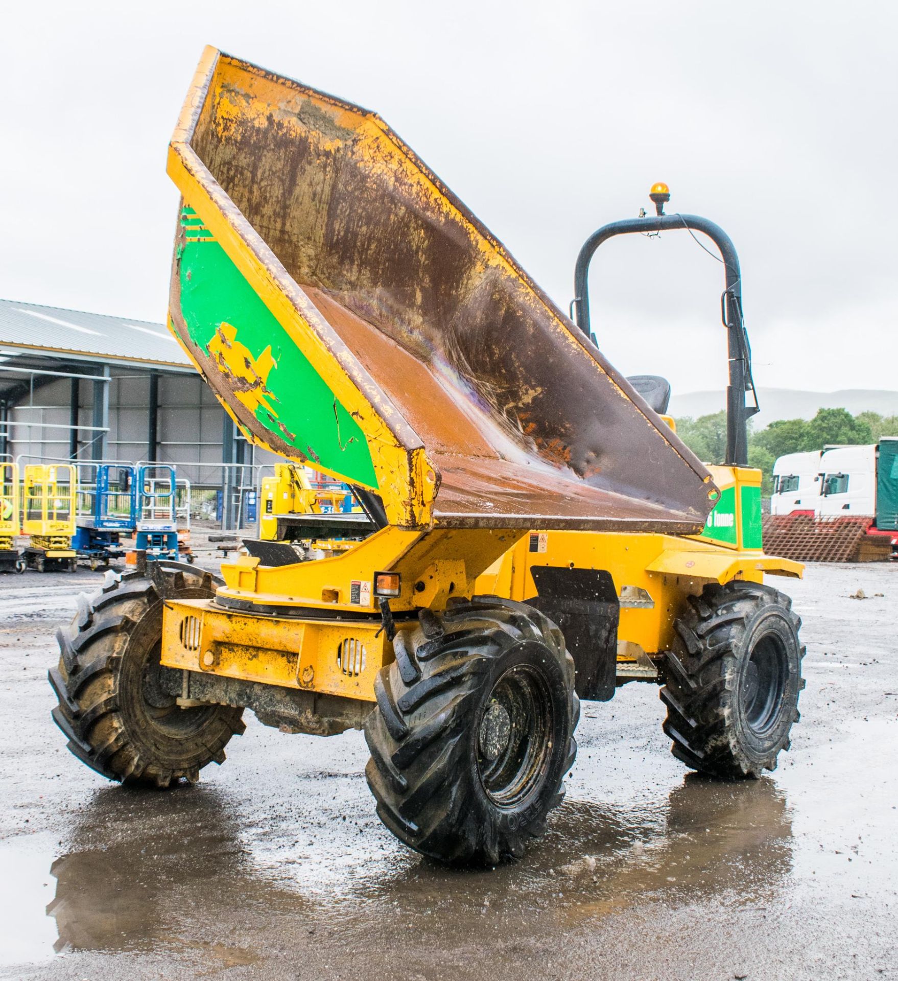 Thwaites 6 tonne swivel skip dumper  Registration number: MM63 UMD Year: 2014 S/N: C9151 Recorded - Image 13 of 20