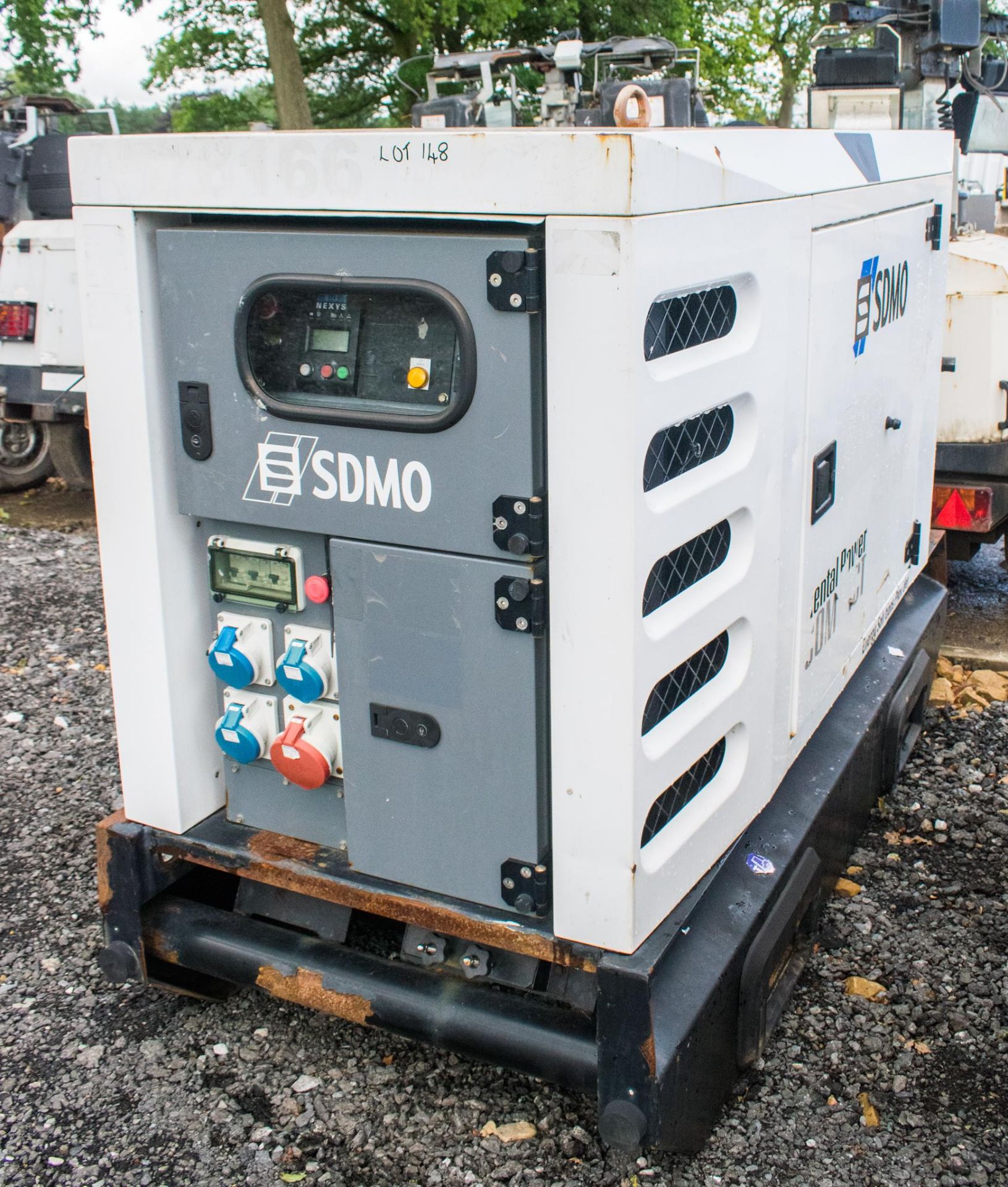 SDMO 33 Kva diesel driven generator  Year:  Recorded Hours: 15443 A576166