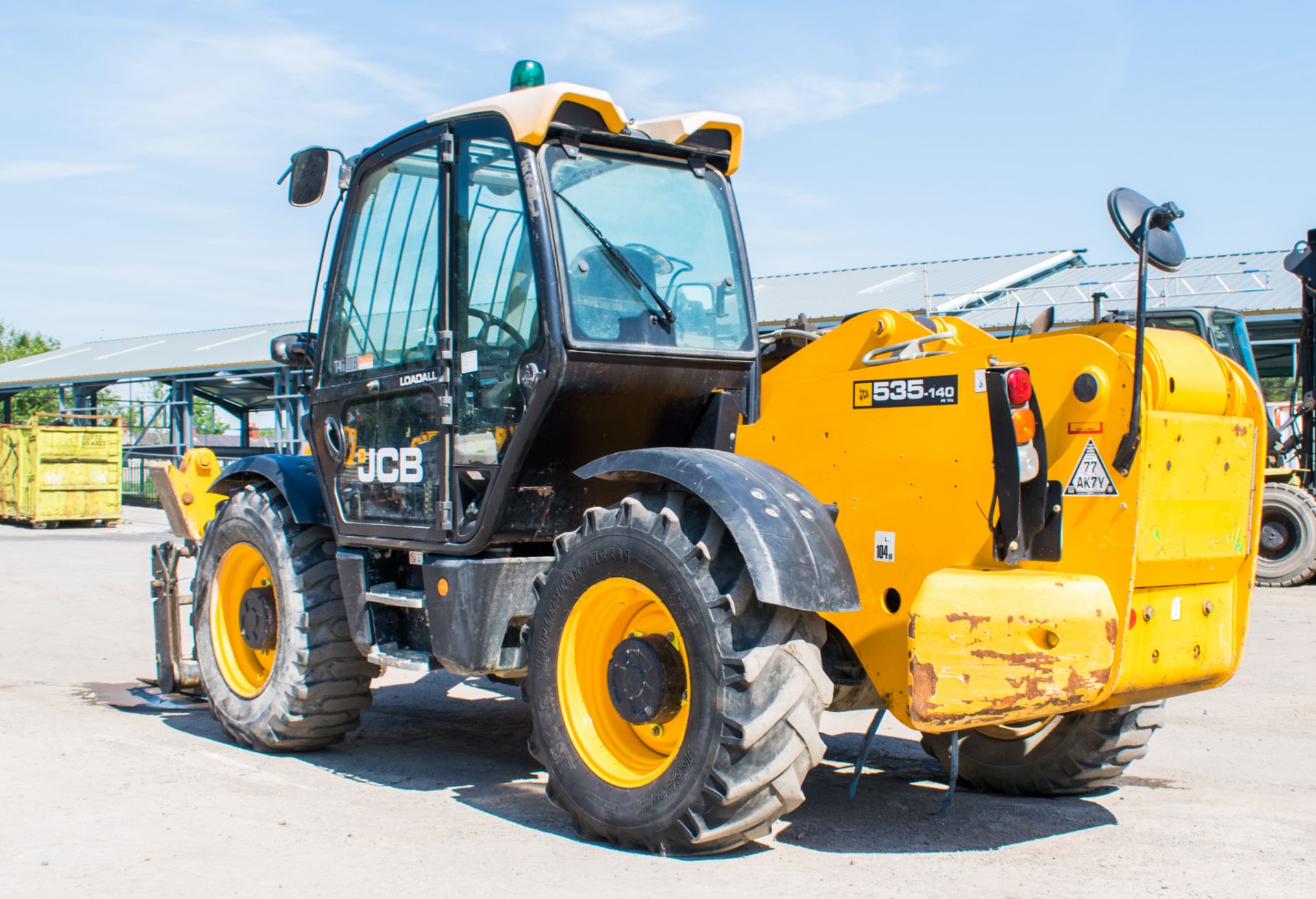 JCB 535-140 14 metre Hi Viz telescopic handler Year: 2014  S/N: 343454 Recorded hours: - Image 4 of 17