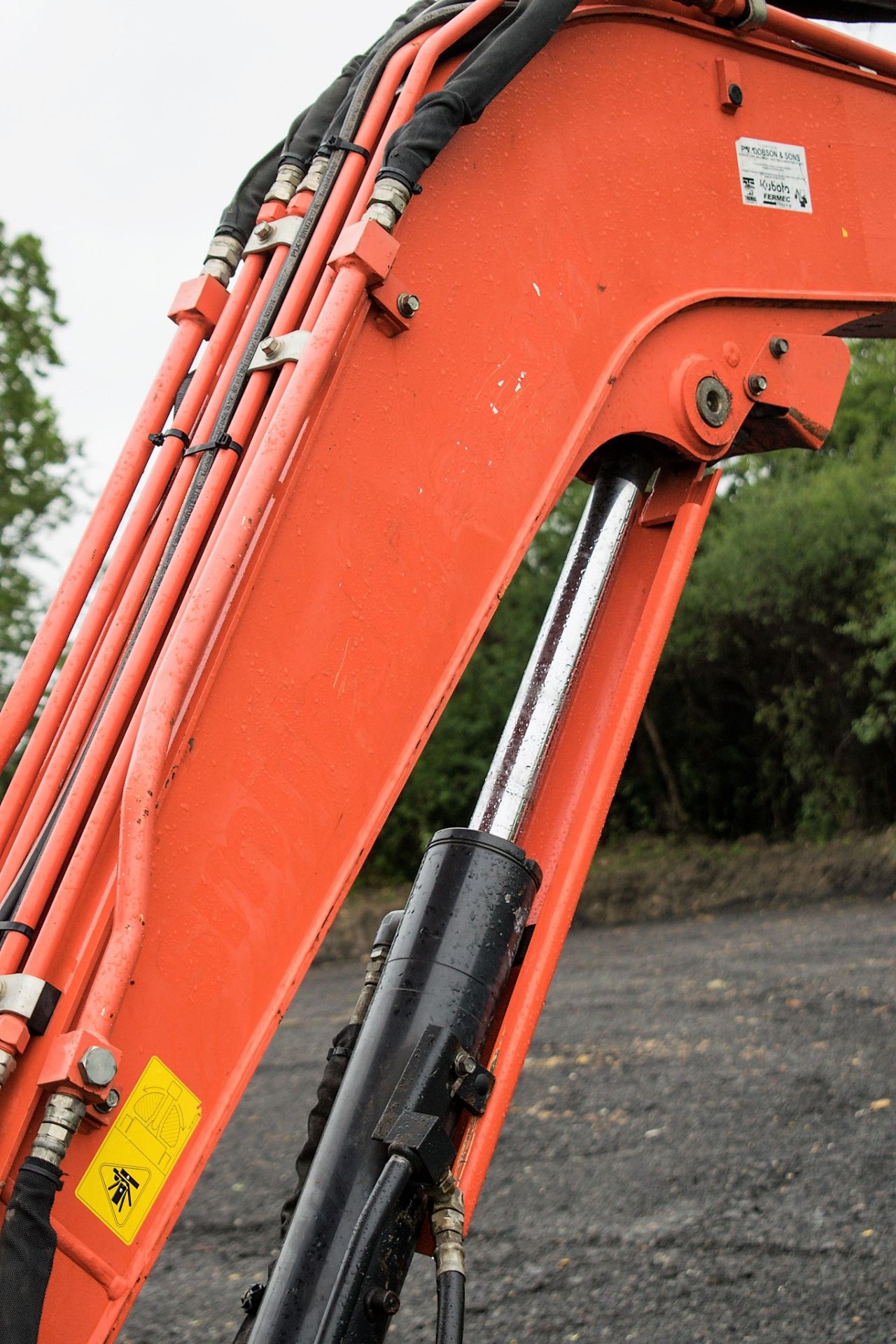 Kubota U48-4 4.8 tonne rubber tracked excavator Year: 2011 S/N: 50574 Recorded Hours: 3359 blade, - Image 19 of 26