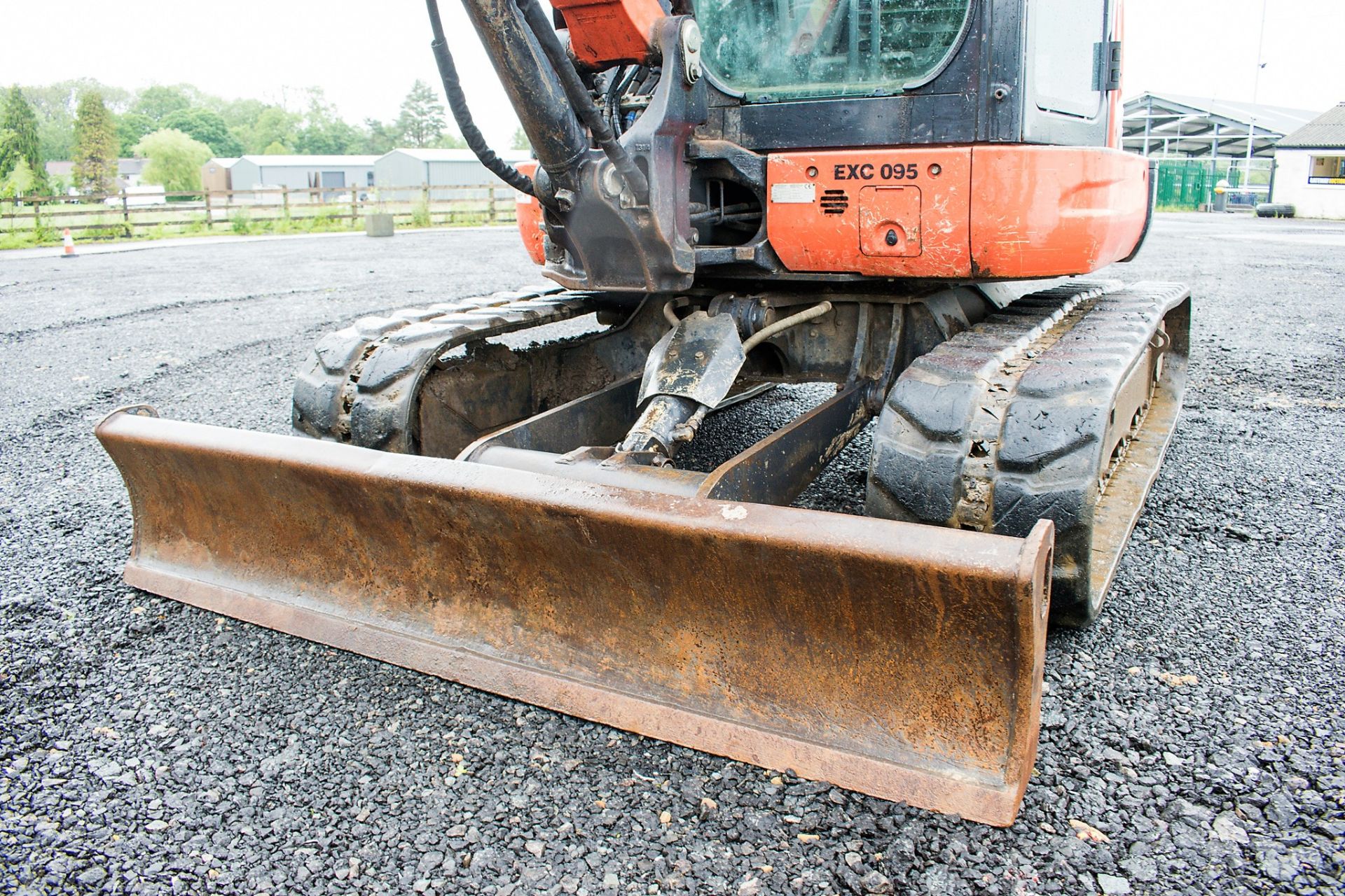 Kubota U48-4 4.8 tonne rubber tracked excavator Year: 2011 S/N: 50574 Recorded Hours: 3359 blade, - Image 13 of 26