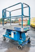 Power Tower push around battery electric scissor lift Year: 2007 S/N: 1473507A PF597