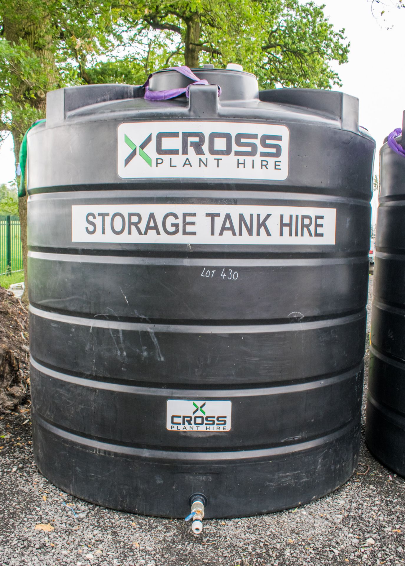 10,000 litre site water storage tank EN1763