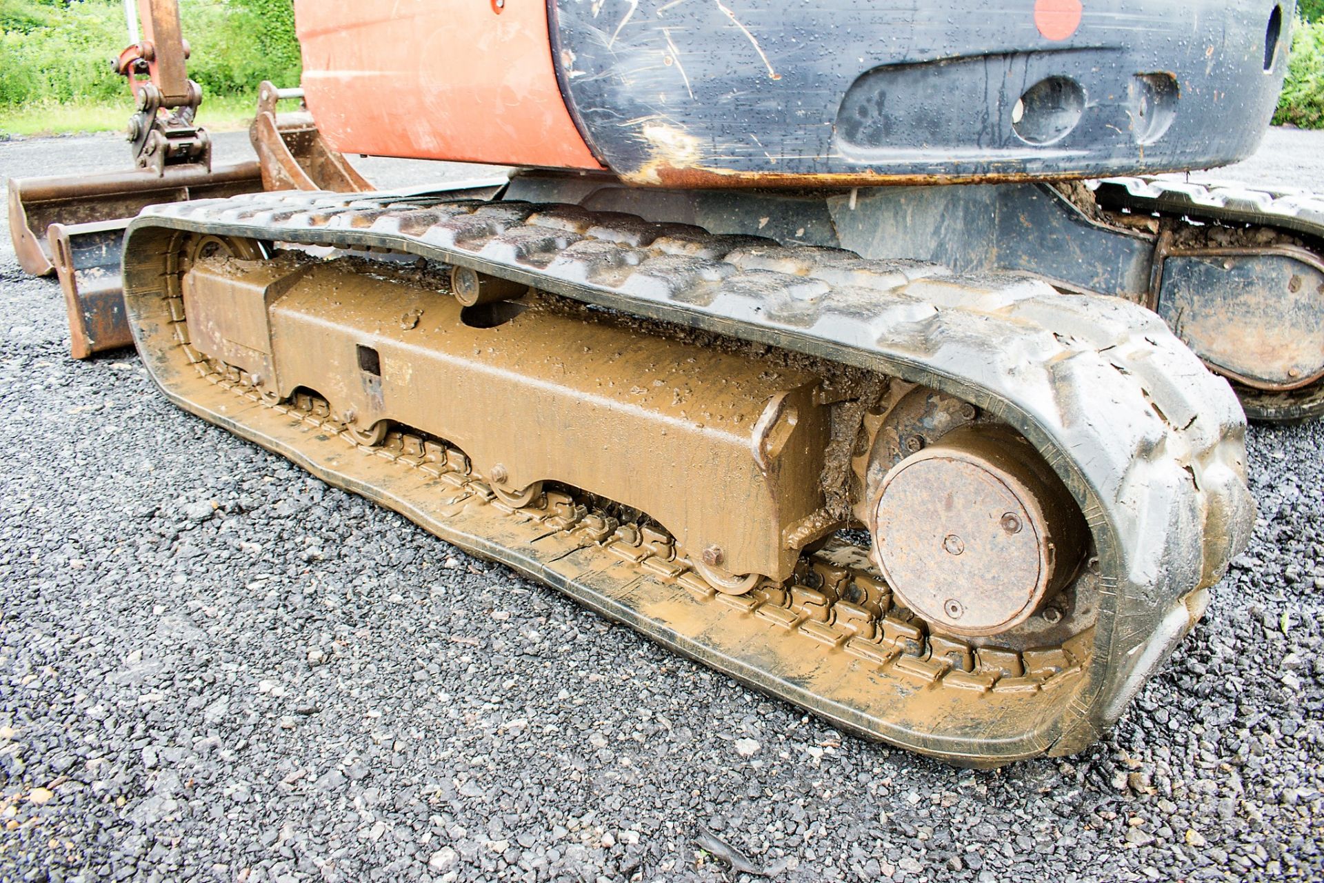 Kubota U48-4 4.8 tonne rubber tracked excavator Year: 2011 S/N: 50574 Recorded Hours: 3359 blade, - Image 10 of 26