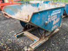 Conquip fork lift tipping skip