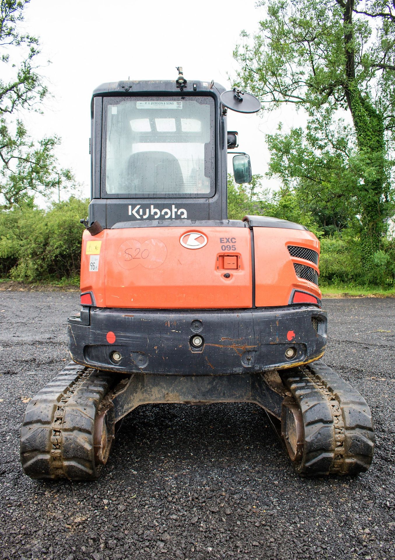 Kubota U48-4 4.8 tonne rubber tracked excavator Year: 2011 S/N: 50574 Recorded Hours: 3359 blade, - Image 6 of 26