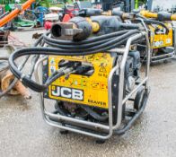 JCB Beaver petrol driven hydraulic power pack c/w JCB hydraulic anti-vibe breaker A666679/A674481