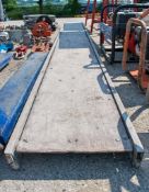 Approx 12 ft aluminium staging board A587352