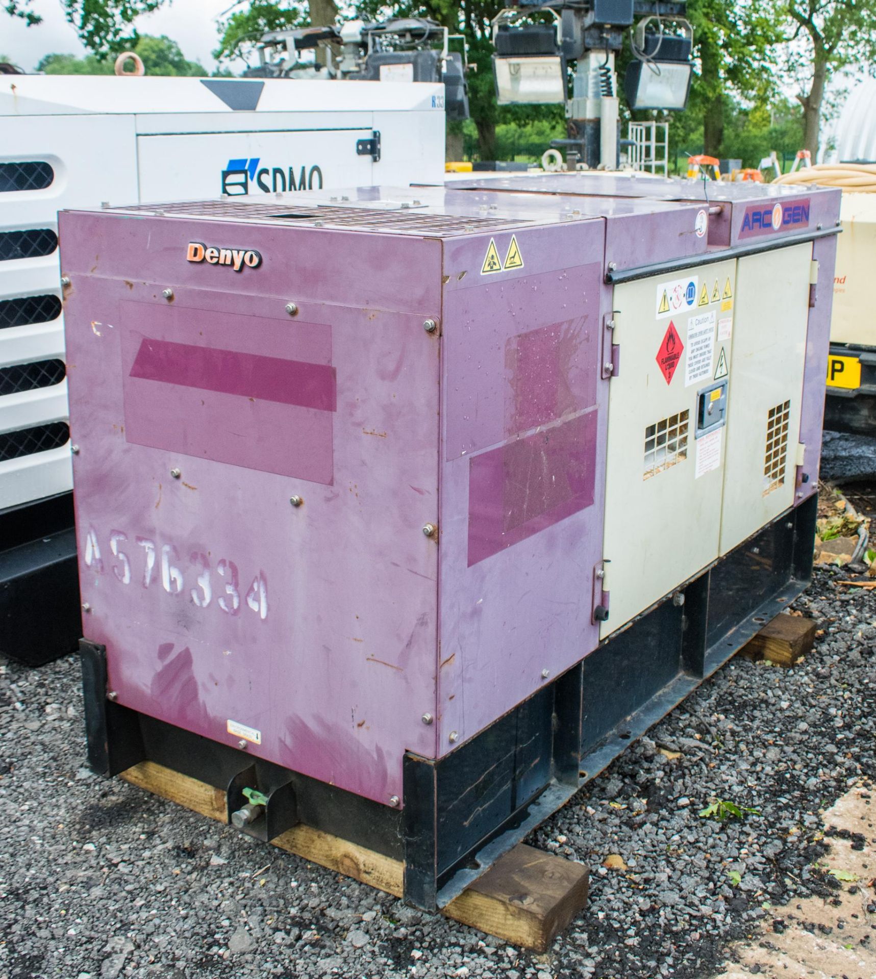 Arc Gen Denyo 30 Kva diesel driven generator  Year: 2011 Recorded Hours:  A576334