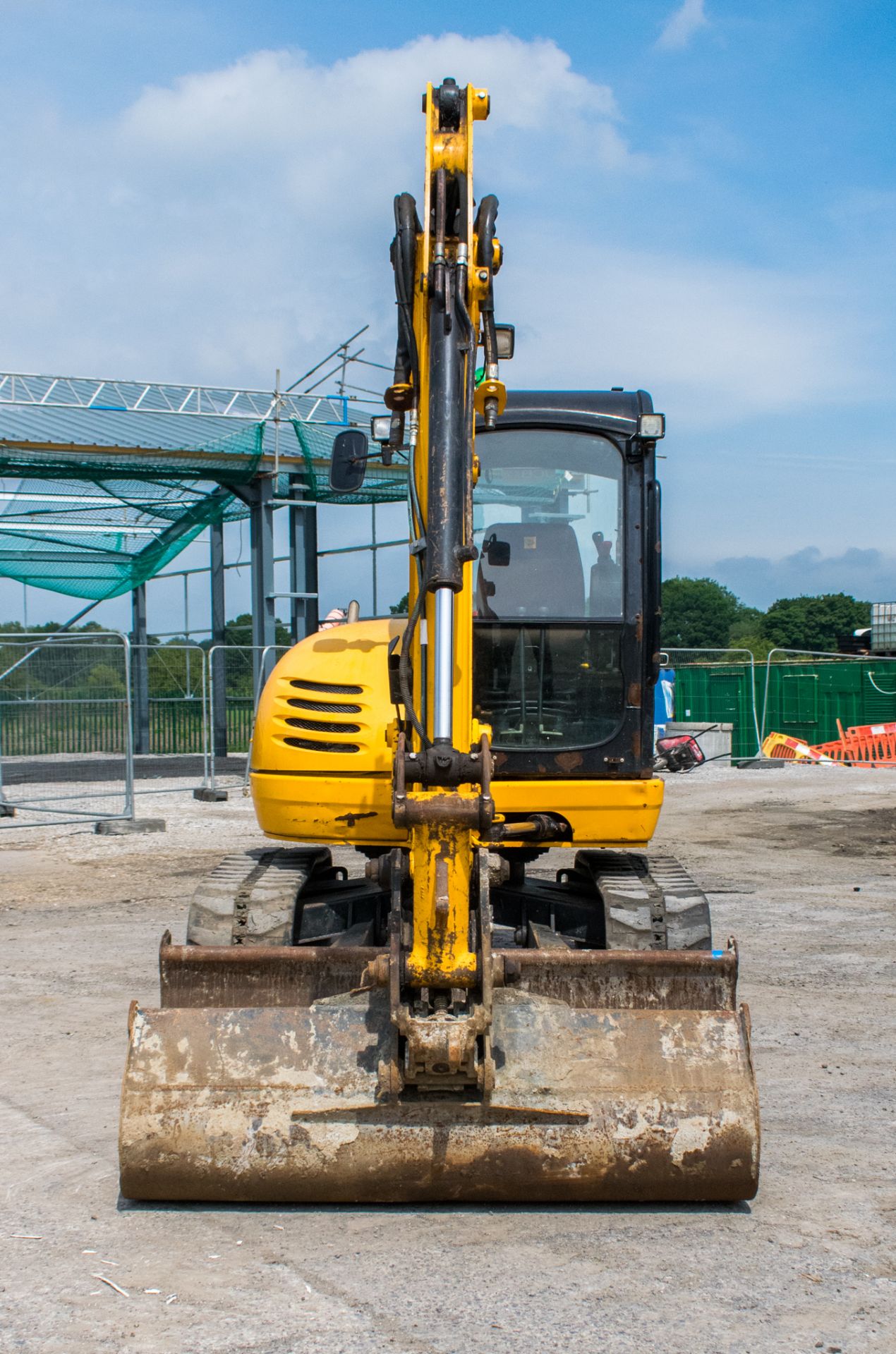 JCB 8050 RTS 5 tonne rubber tracked excavator  Year: 2013 S/N: 41929 Recorded Hours: 3240 blade, - Image 5 of 18