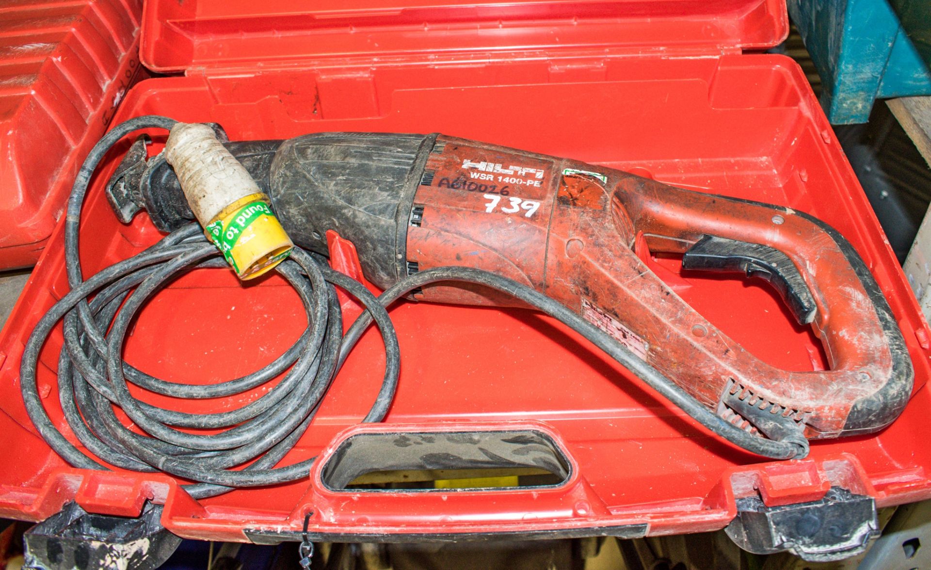 Hilti WSR 1400-PE 110v reciprocating saw c/w carry case A610026