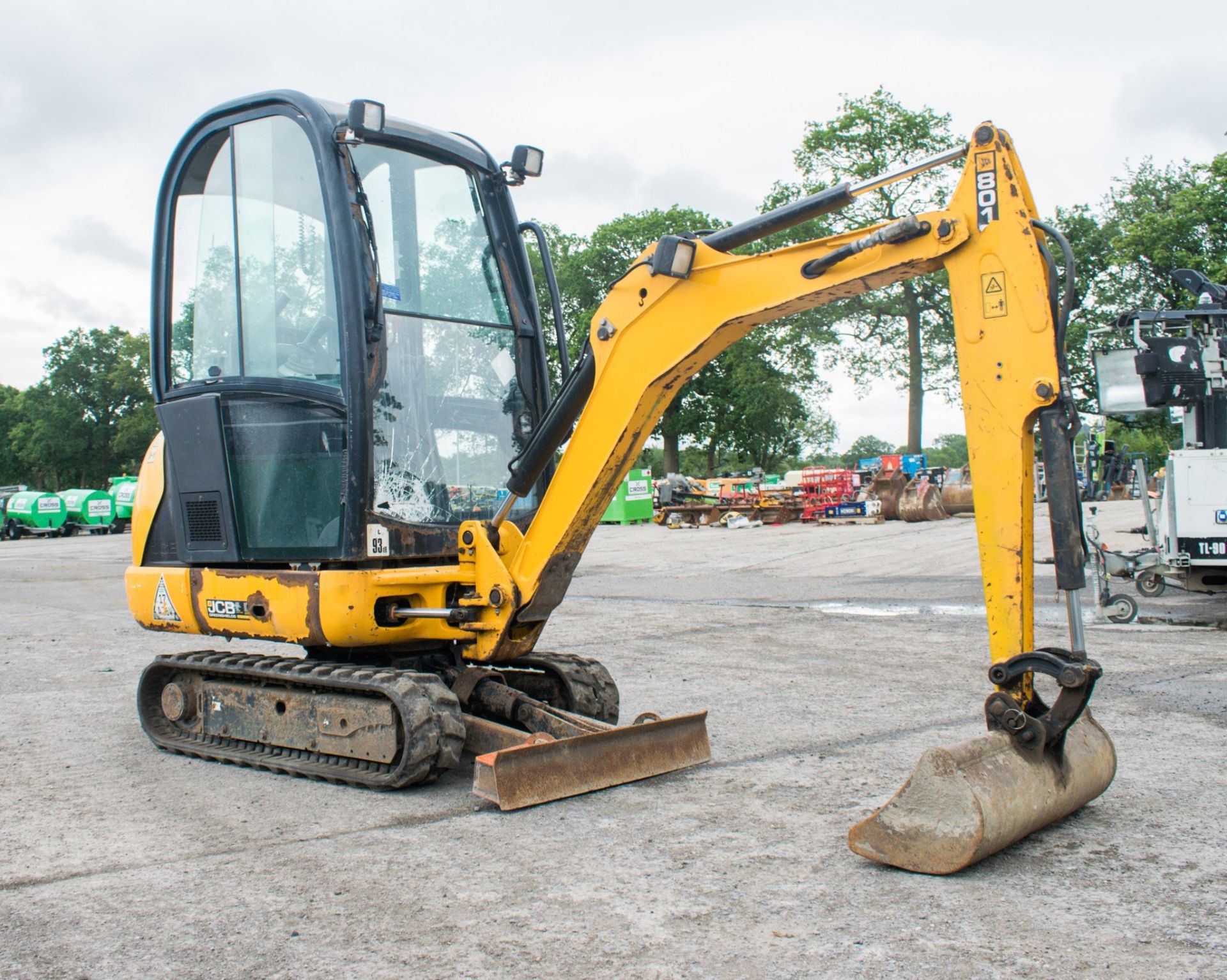 JCB 8016 1.5 tonne rubber tracked mini excavator Year: 2014 S/N: 20171553 Recorded Hours: 2238 - Image 2 of 20