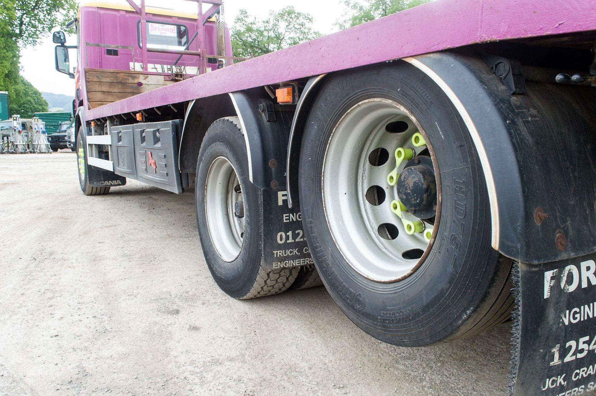 Scania 260 94D 26 tonne 6x2 beaver tail plant lorry Registration Number: BF52 JXY Date of - Image 7 of 20