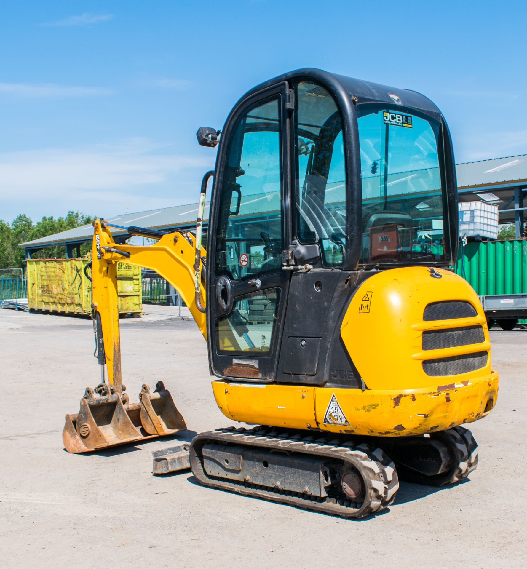 JCB 8016 CTS 1.5 tonne rubber tracked mini excavator  Year: 2013  S/N: 71364 Recorded hours: 1904 - Bild 4 aus 17