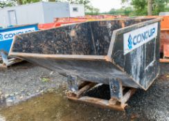 Conquip fork lift tipping skip