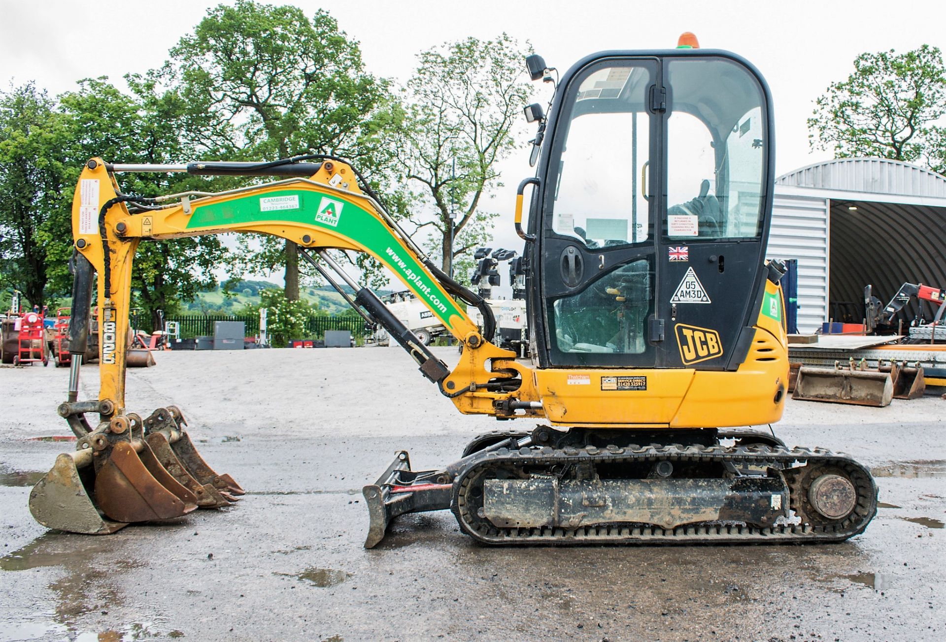 JCB 8025 ZTS 2.5 tonne rubber tracked mini excavator Year: 2015 S/N: 2226843 Recorded Hours: 1146 - Image 7 of 23