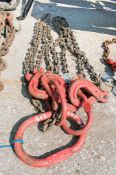 4 leg 7mm Grade 8 lifting chain 122704B CO