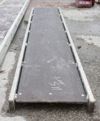 Aluminium staging board approx. 8 foot long