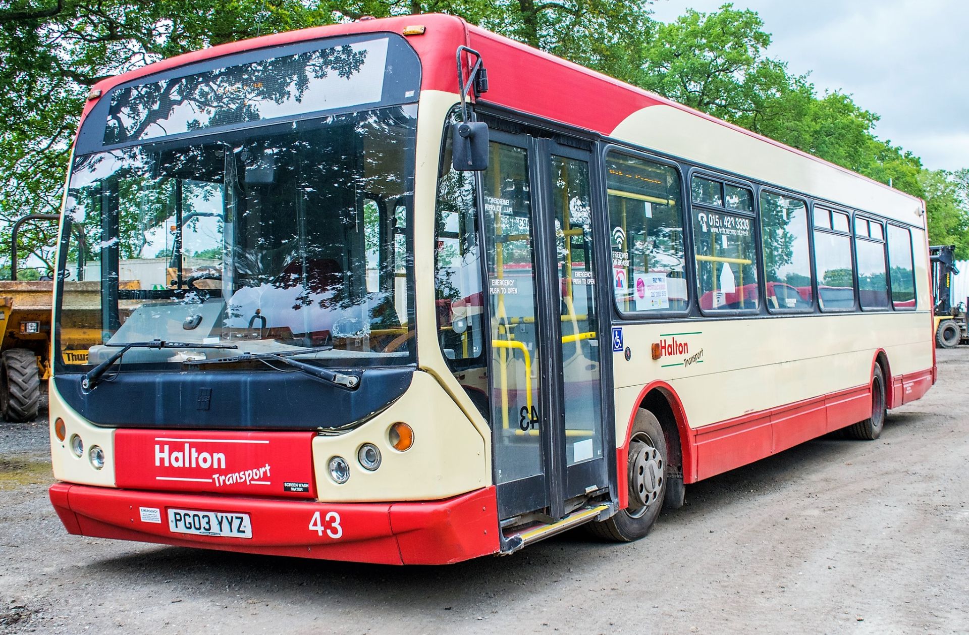 Dennis Super Dart 43 seat single deck service bus Registration Number: PG03 YYZ Date of