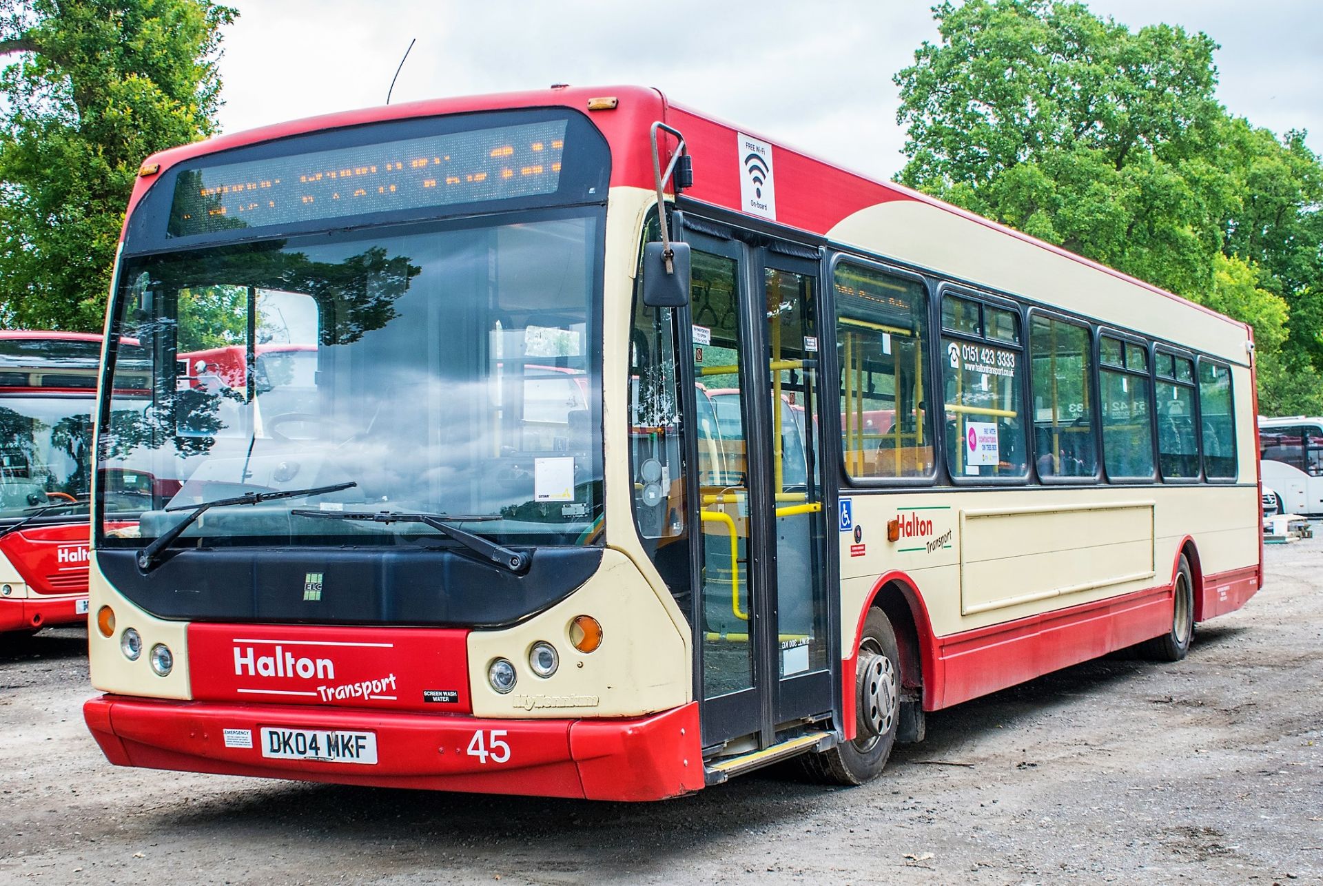 Dennis Super Dart 43 seat single deck service bus Registration Number: DK04 MKF Date of