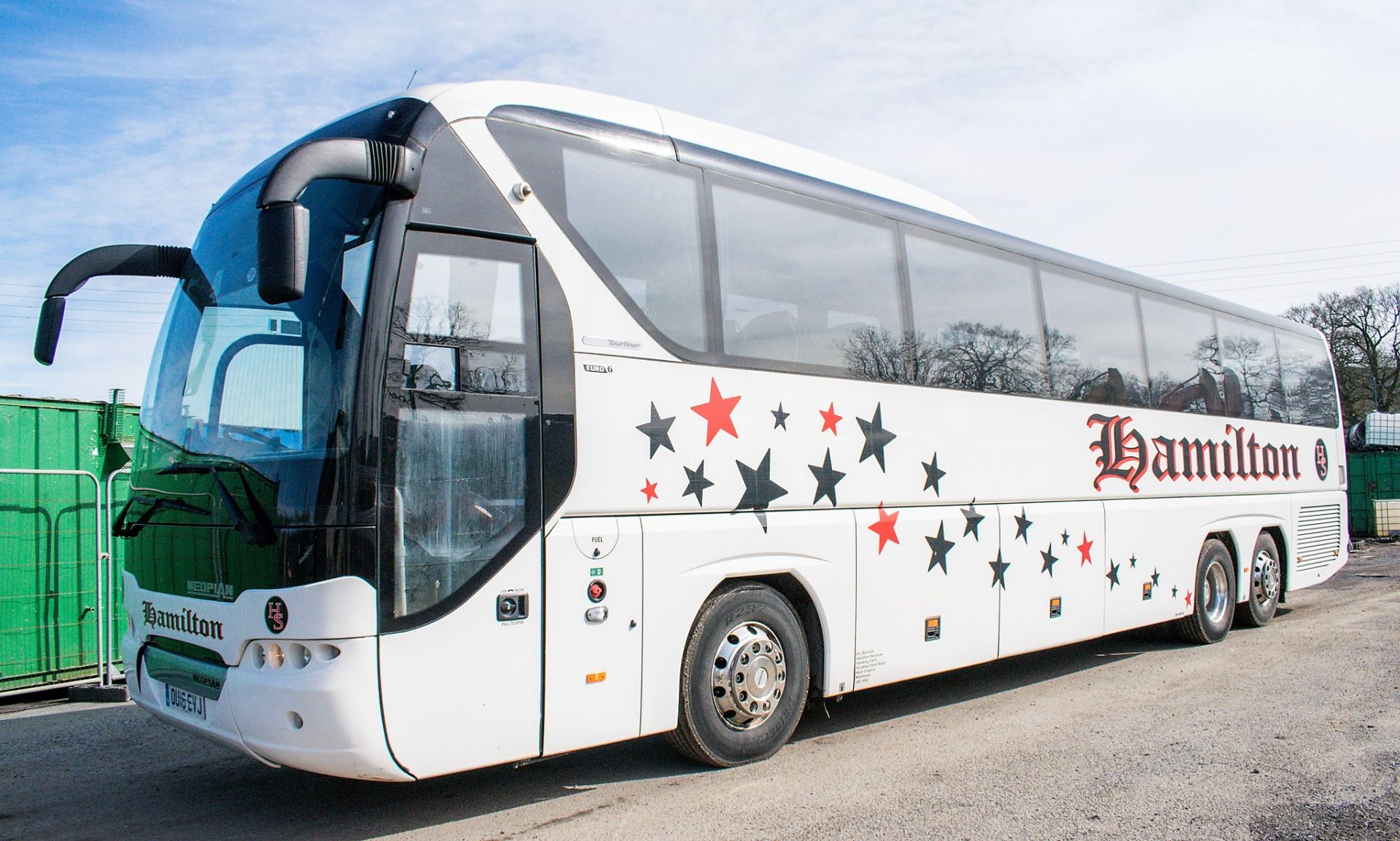 Neoplan Tourliner L 61 seat luxury coach Registration Number: OU16 EVJ Date of Registration: 23/04/