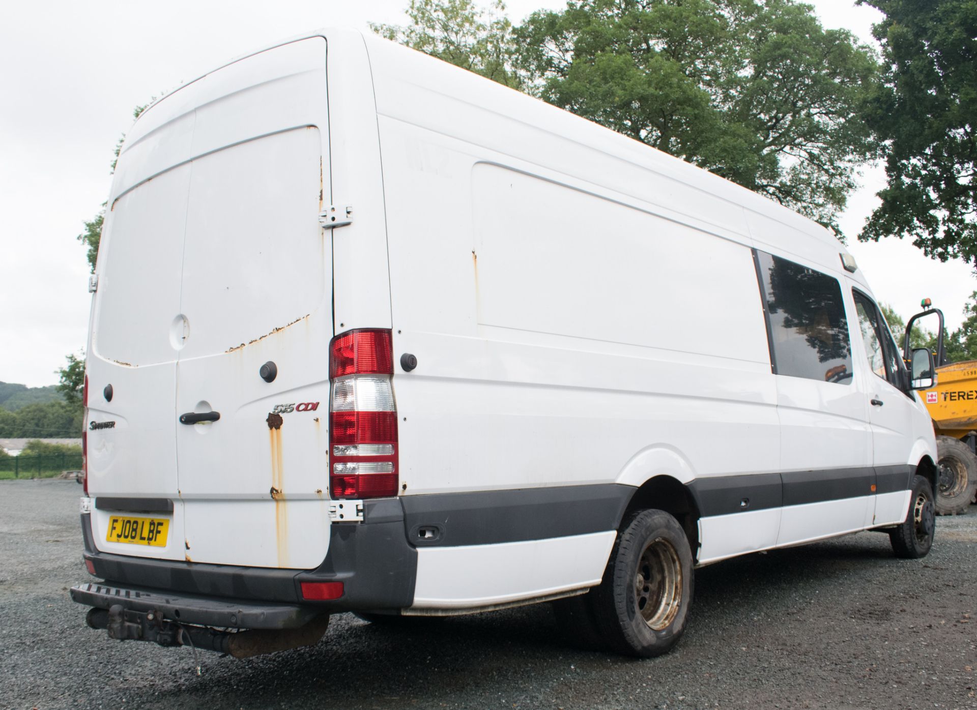 Mercedes Benz 515 CDi Sprinter LWB panel van (Ex Police) Registration Number: FJ08 LBF Date of - Image 3 of 20