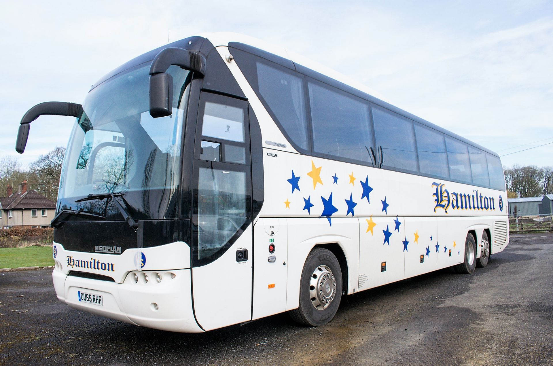 Neoplan Tourliner L 61 seat luxury coach Registration Number: OU65 RHF Date of Registration: 02/09/