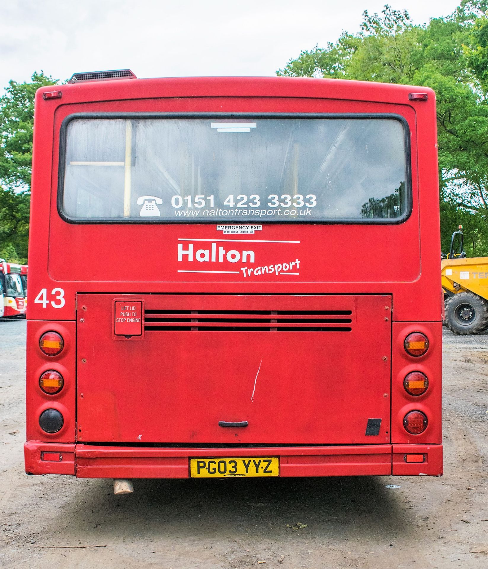 Dennis Super Dart 43 seat single deck service bus Registration Number: PG03 YYZ Date of - Image 6 of 14