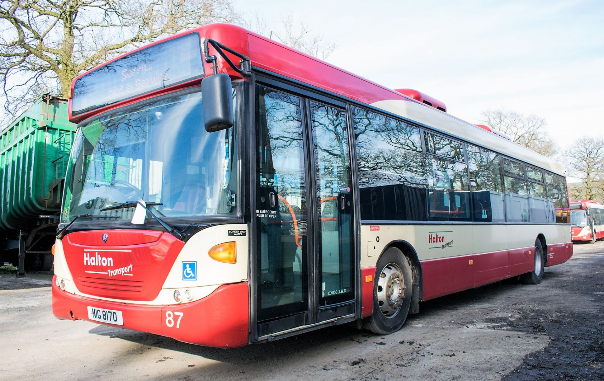 Scania OmniCity 33 seat single deck service bus Registration Number: MIG 8170 Date of