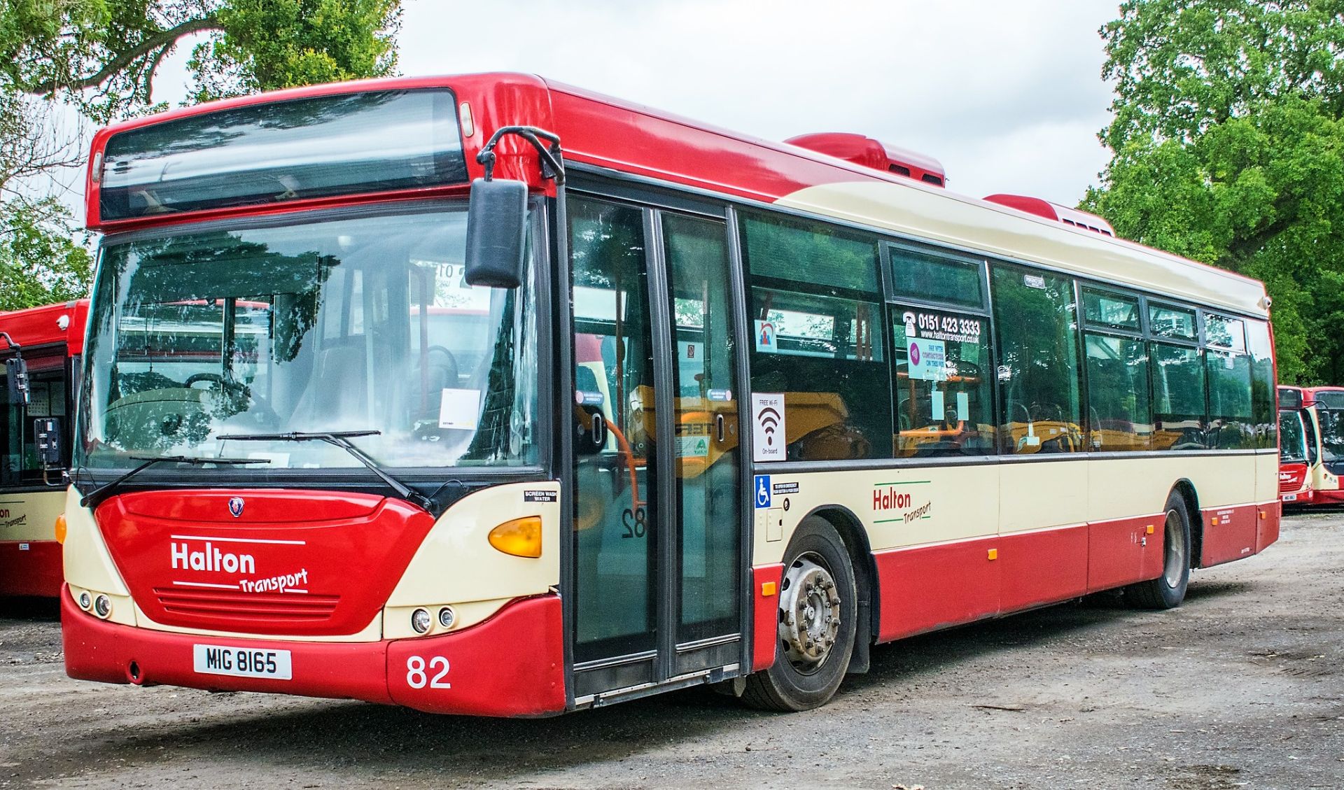 Scania OmniCity 33 seat single deck service bus Registration Number: MIG 8165 Date of