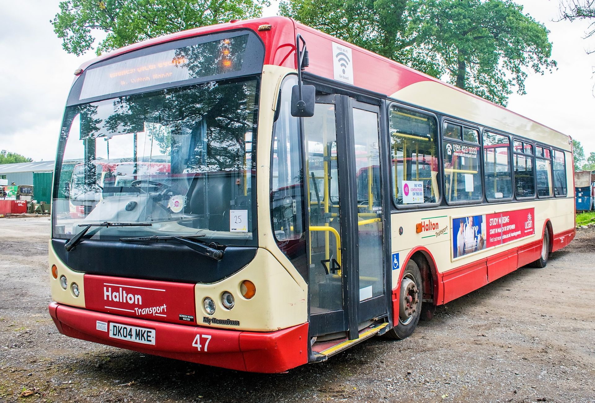 Dennis Super Dart 43 seat single deck service bus Registration Number: DK04 MKE Date of