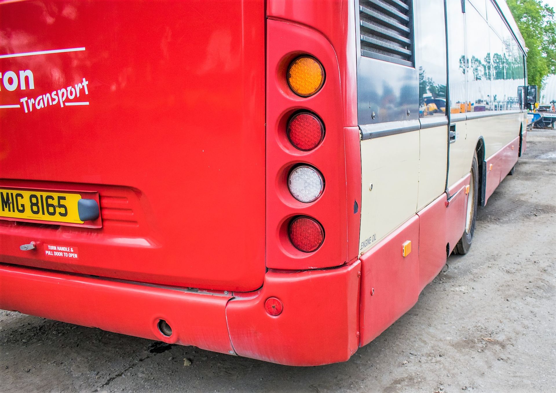 Scania OmniCity 33 seat single deck service bus Registration Number: MIG 8165 Date of - Image 9 of 14