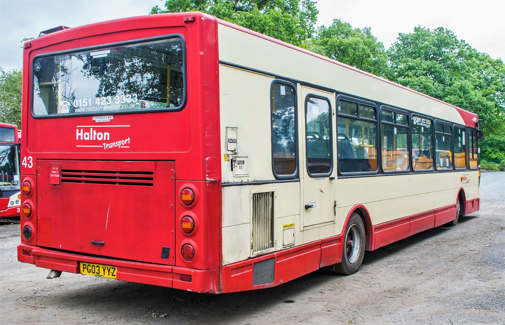 Dennis Super Dart 43 seat single deck service bus Registration Number: PG03 YYZ Date of - Image 4 of 14