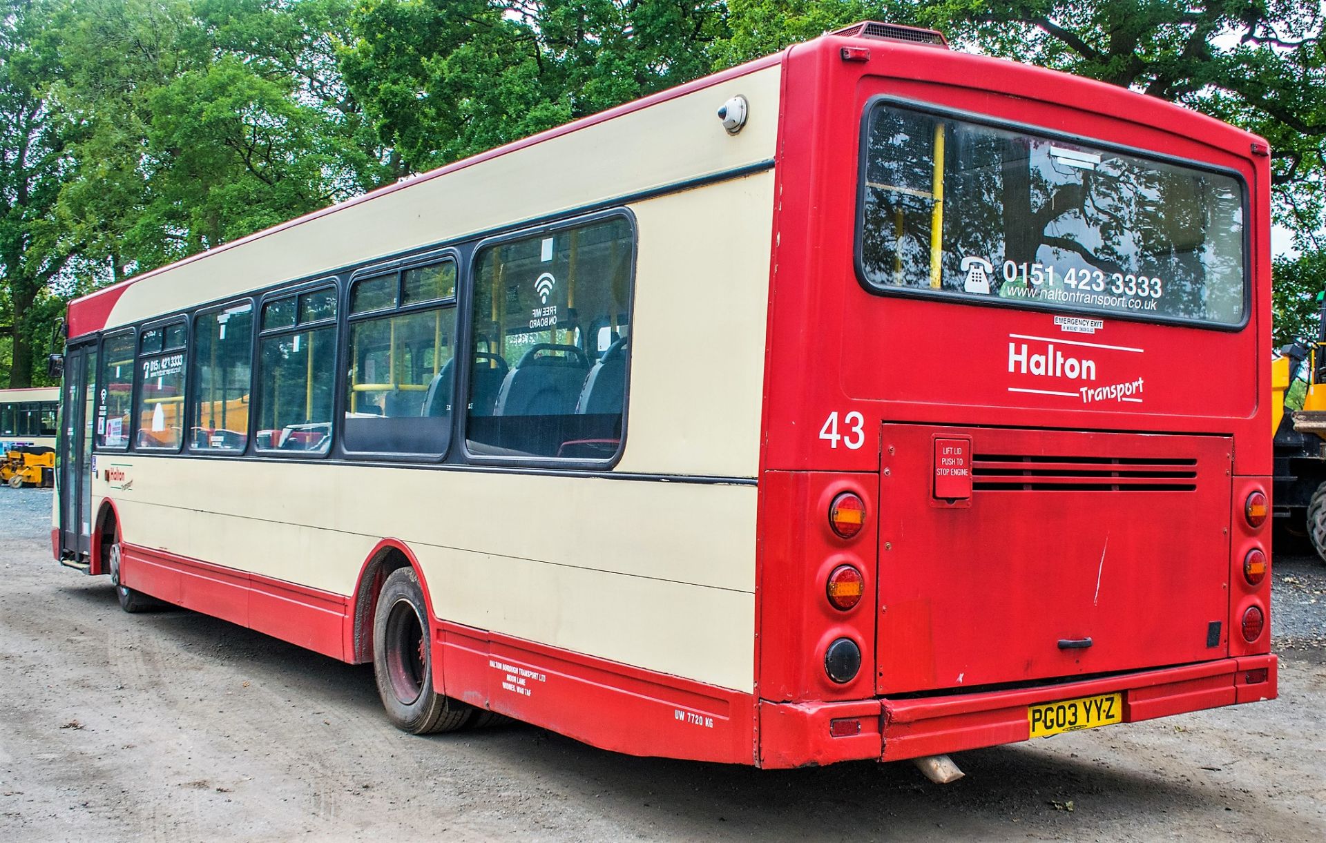 Dennis Super Dart 43 seat single deck service bus Registration Number: PG03 YYZ Date of - Image 3 of 14