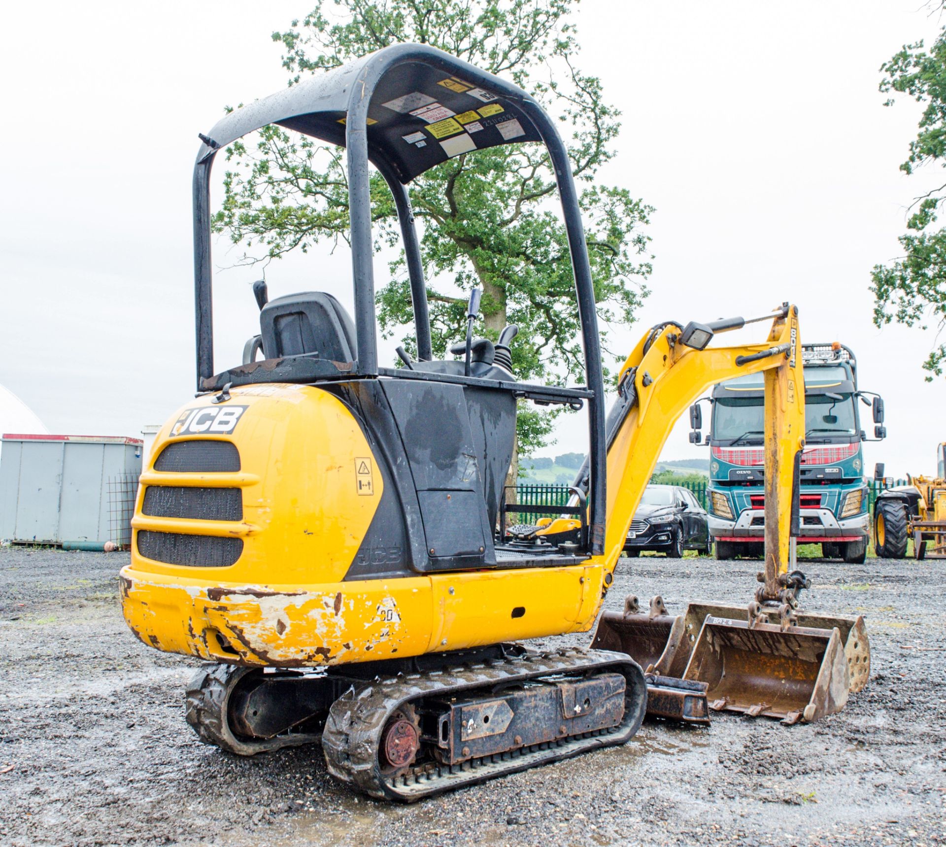 JCB 8014 CTS 1.5 tonne rubber tracked mini excavator Year: 2014 S/N: 2070494 Recorded Hours: 1025 - Image 3 of 20