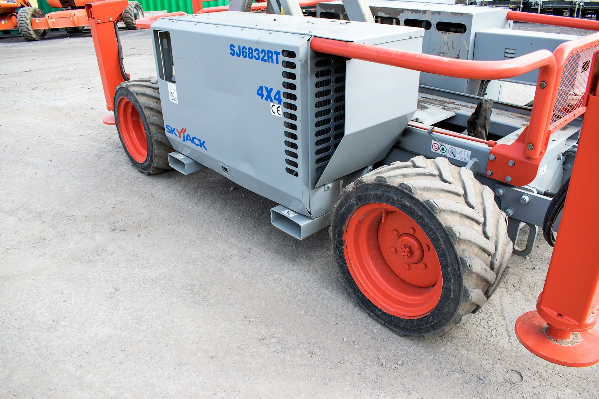 Skyjack SJ6832RT 32 ft 4WD diesel driven scissor lift Year: S/N: Recorded Hours: 2708 RP - Image 11 of 15